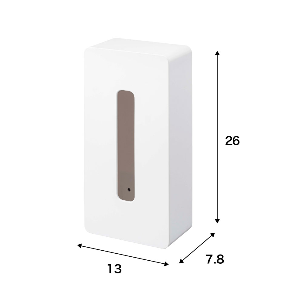 マグネット ティッシュケース レギュラーサイズ タワー 2個セット 山崎実業 tower ホワイト/ブラック 5585 5416 タワーシリーズ マグネット