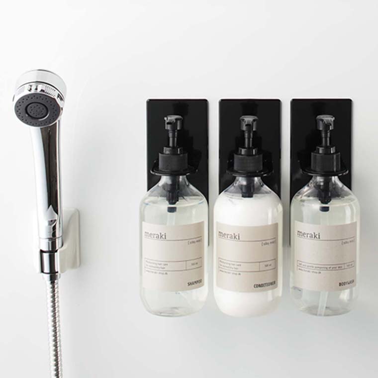 マグネットバスルームディスペンサーホルダー タワー 3個セット 山崎実業 tower ホワイト/ブラック 4867 4868 タワーシリーズ マグネット