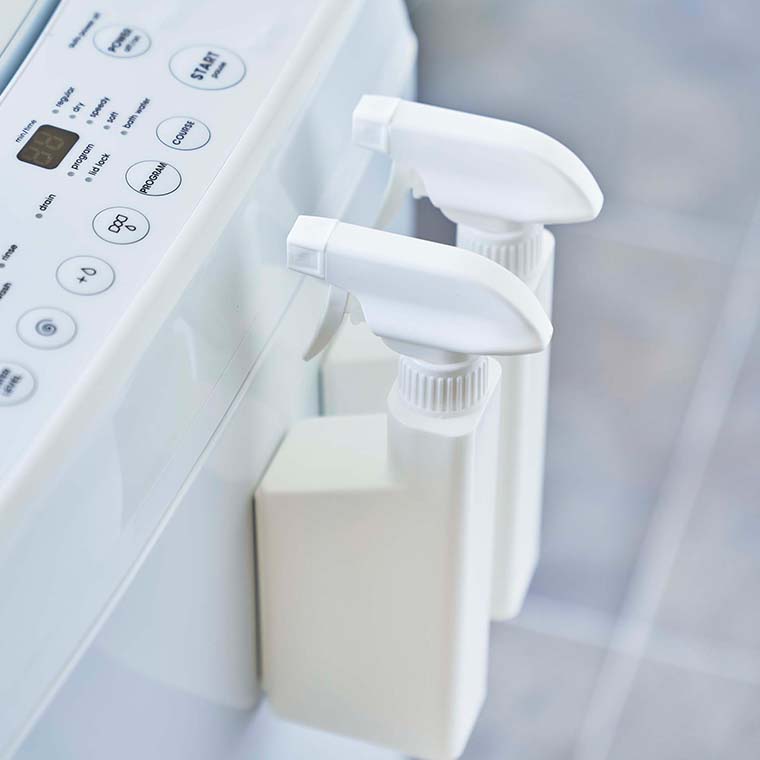 マグネットスプレーボトル タワー 2個セット 山崎実業 tower ホワイト/ブラック 5380 5381 タワーシリーズ マグネット