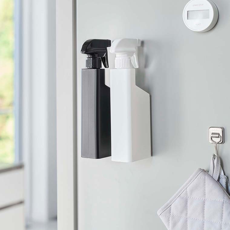 マグネットスプレーボトル タワー 2個セット 山崎実業 tower ホワイト/ブラック 5380 5381 タワーシリーズ マグネット