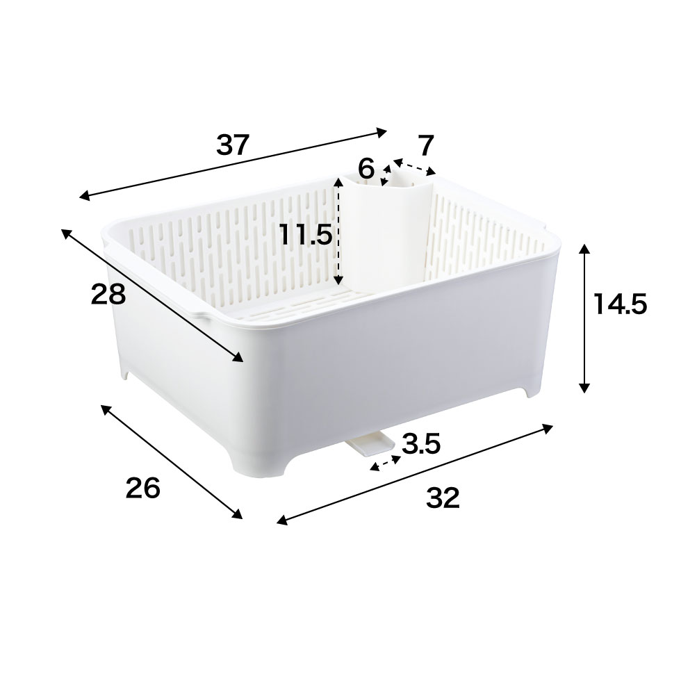 水切りセット タワー 山崎実業 tower 水切りセットホワイト/ブラック 3589 3590 タワーシリーズ
