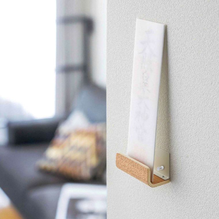 神札ホルダー シングル リン 山崎実業 RIN お札立て ブラウン/ナチュラル 5284 5285 タワーシリーズ