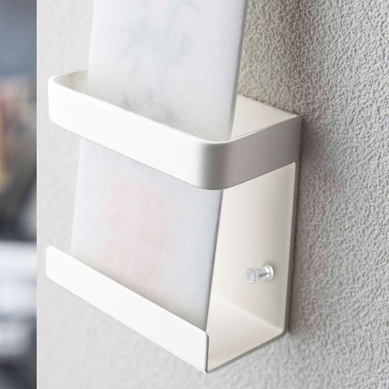 神札ホルダー シングル タワー 山崎実業 tower お札立て ホワイト/ブラック 5286 5287 タワーシリーズ