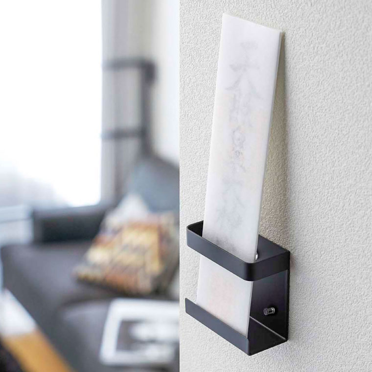 神札ホルダー シングル タワー 山崎実業 tower お札立て ホワイト/ブラック 5286 5287 タワーシリーズ