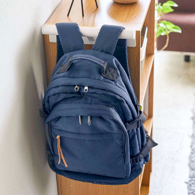 カラーボックス横 ランドセル＆リュックハンガー タワー 山崎実業 tower ランドセルハンガー ホワイト/ブラック 5316 5317 タワーシリーズ