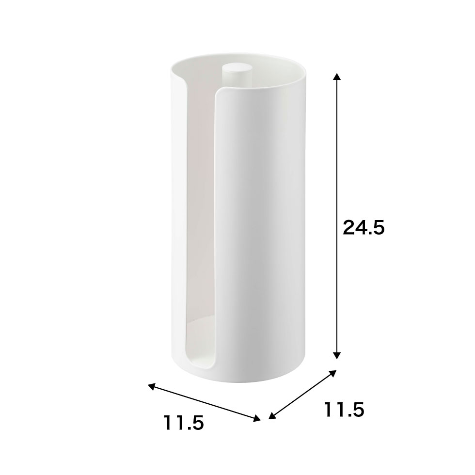 隠せるキッチンペーパーホルダー タワー 山崎実業 tower ホワイト/ブラック 5571 5572 タワーシリーズ