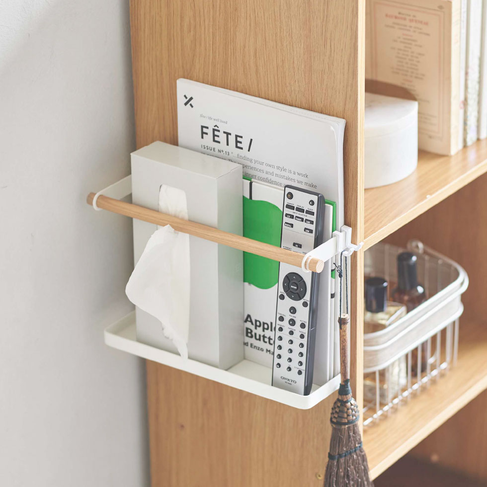 カラーボックス横収納ラック トスカ 山崎実業 tosca ホワイト 5663