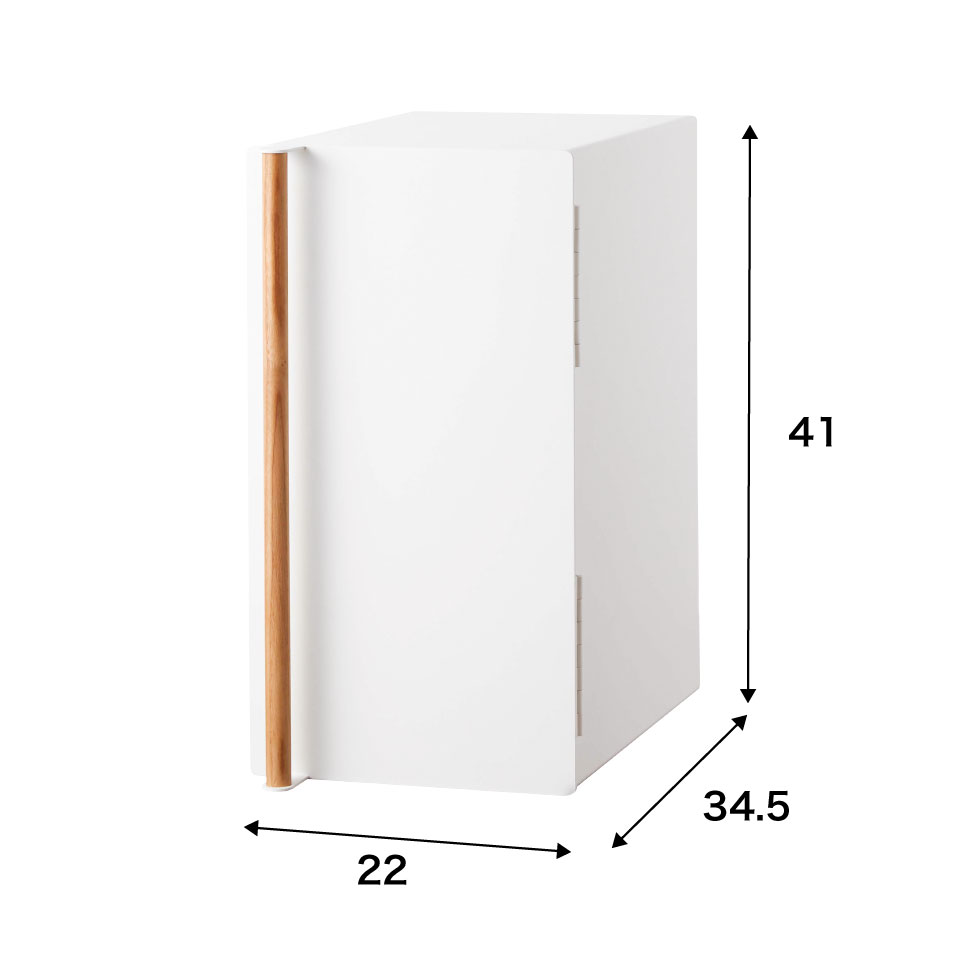 ブレッドケース トスカ スリム 山崎実業 tosca ホワイト 5682 トスカシリーズ