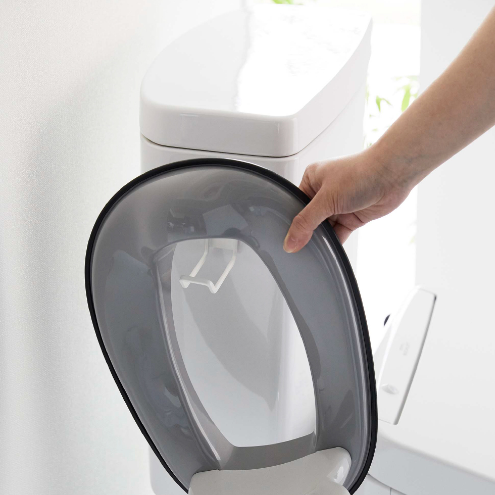 フィルムフックトイレ用品収納フック タワー 山崎実業 tower ホワイト/ブラック 5991 5992