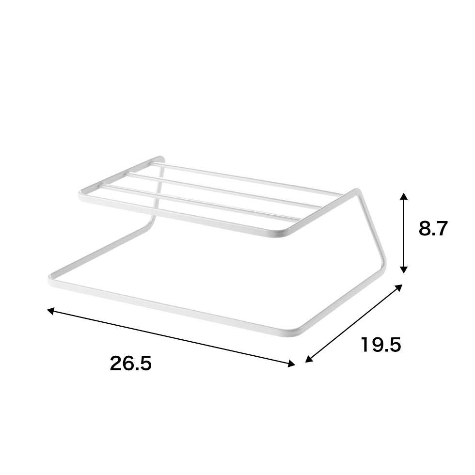 ディッシュストレージ タワー 山崎実業 tower ホワイト/ブラック 7488 7489 タワーシリーズ