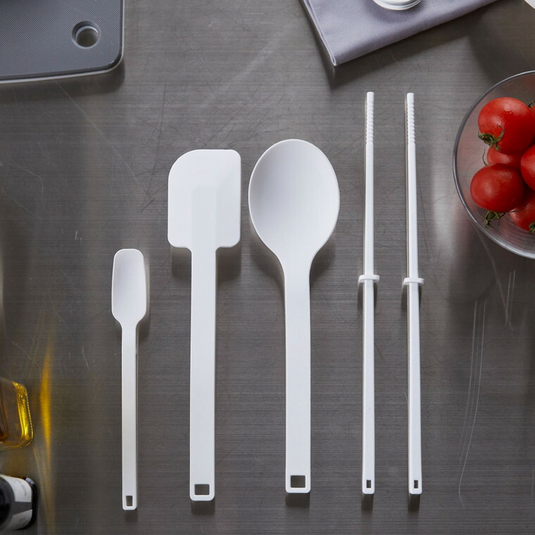 シリコーン調理スプーン・シリコーン菜箸・ シリコーンスパチュラ・シリコーンスプーン タワー 山崎実業 tower ホワイト/ブラック 4272 4273 4274 4275 4276 4277 4278 4279 タワーシリーズ