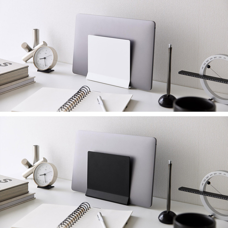 山崎実業 tower スリムノートパソコンスタンド タワー ホワイト ブラック 4498 4499