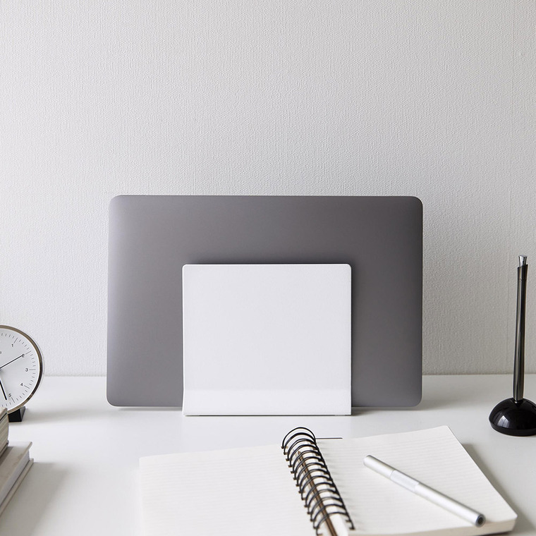 山崎実業 tower スリムノートパソコンスタンド タワー ホワイト ブラック 4498 4499