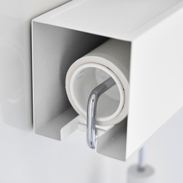 山崎実業 tower マグネットカーペットクリーナーホルダー タワー ホワイト ブラック 3712 3713