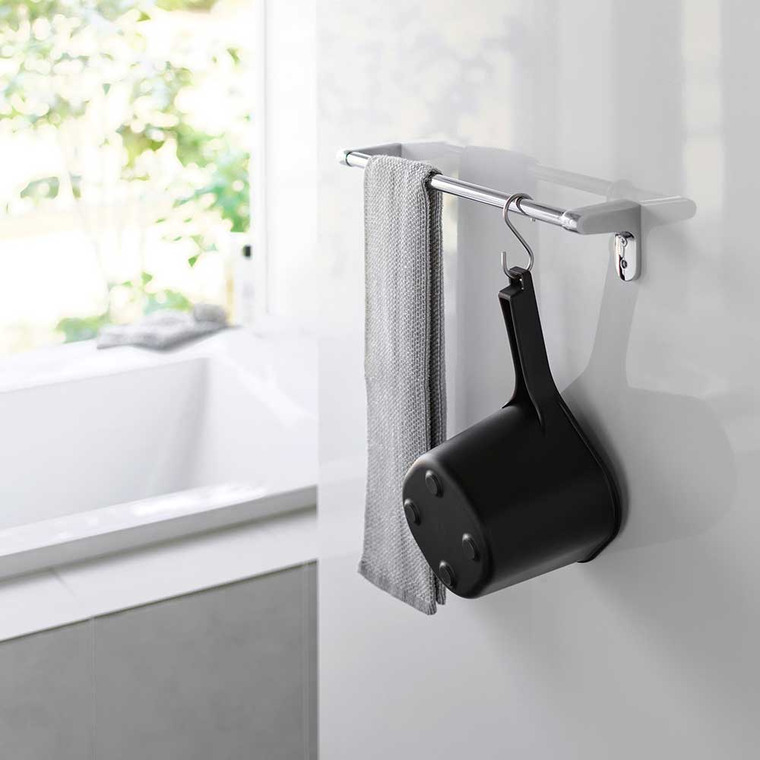 山崎実業 tower マグネット手おけ タワー ホワイト ブラック 3607 3608