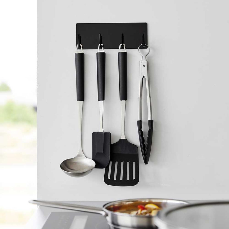 tower マグネットキッチンツールフック タワー 4連 山崎実業 ホワイト ブラック 3687 3688
