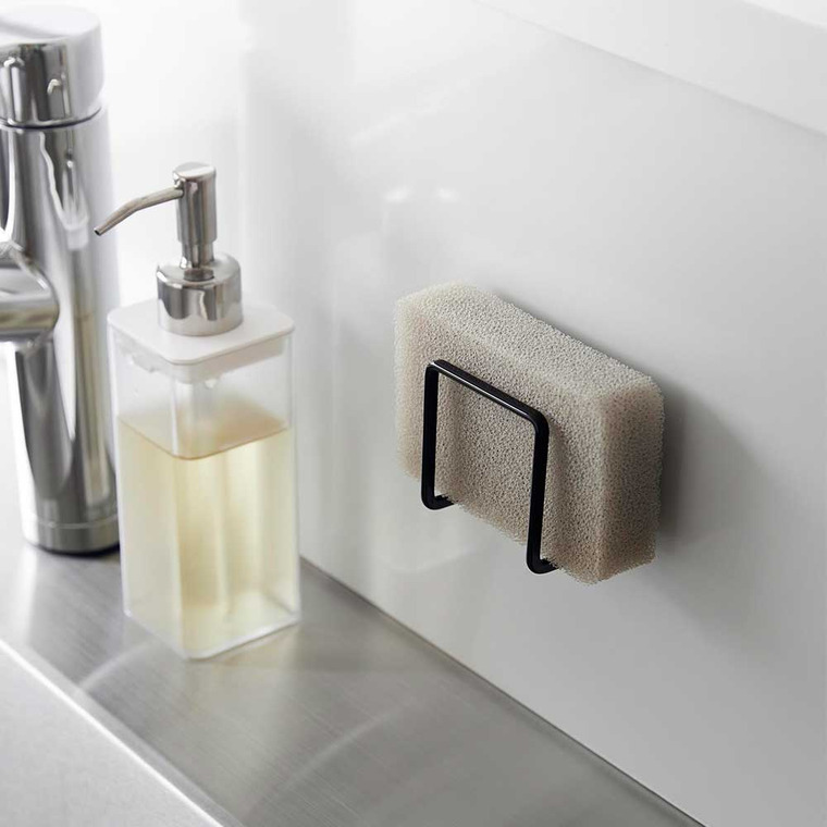 tower マグネットスポンジホルダー タワー 山崎実業 ホワイト ブラック 3070 3071