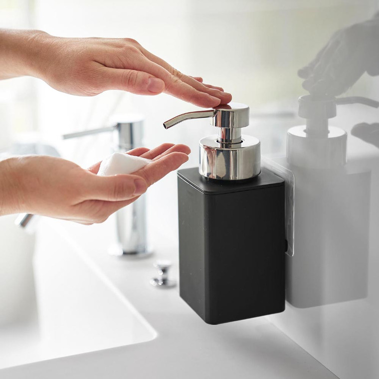 tower フィルムフックディスペンサー タワー 泡タイプ 山崎実業 330ml ホワイト ブラック 3683 3684