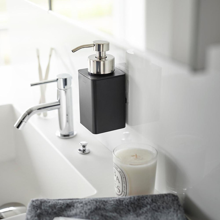 tower フィルムフックディスペンサー タワー 泡タイプ 山崎実業 330ml ホワイト ブラック 3683 3684