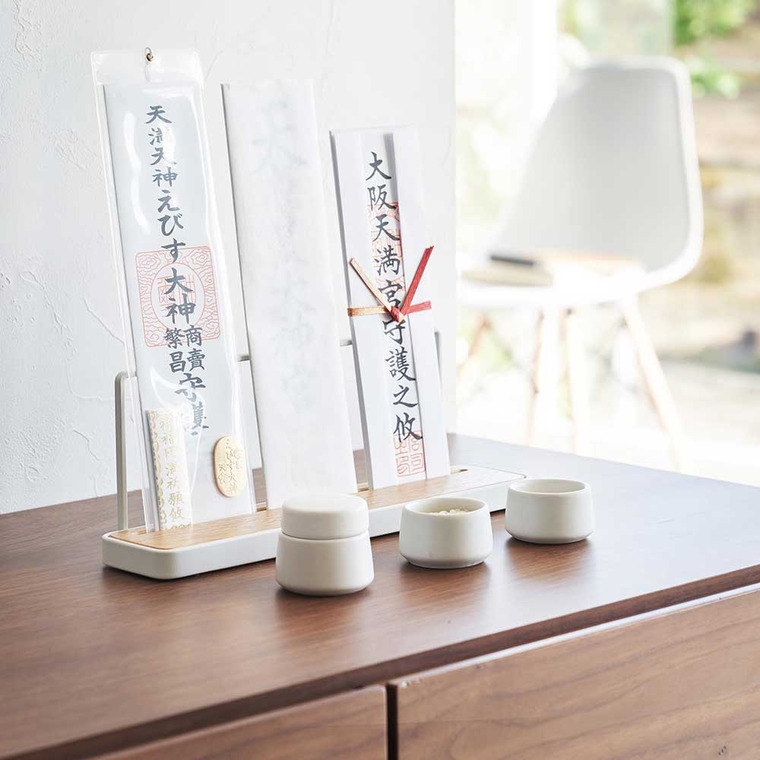 tower 神具 タワー 3点セット ホワイト 山崎実業 8188