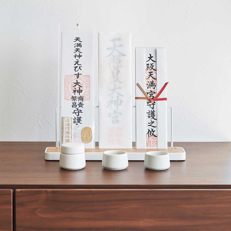 tower 神具 タワー 3点セット ホワイト 山崎実業 8188