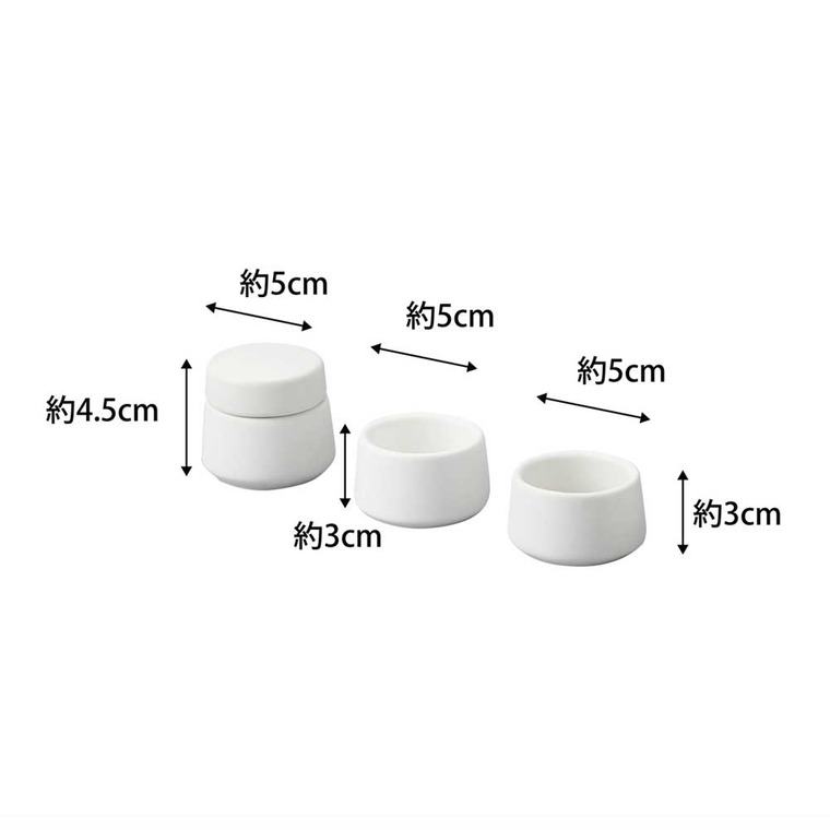 tower 神具 タワー 3点セット ホワイト 山崎実業 8188