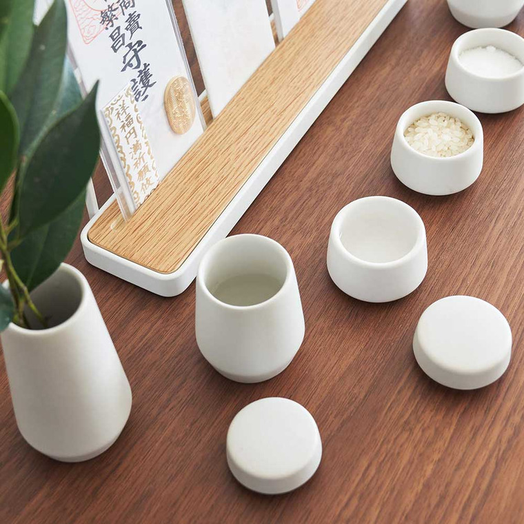 tower 神具 タワー 7点セット ホワイト 山崎実業 8189