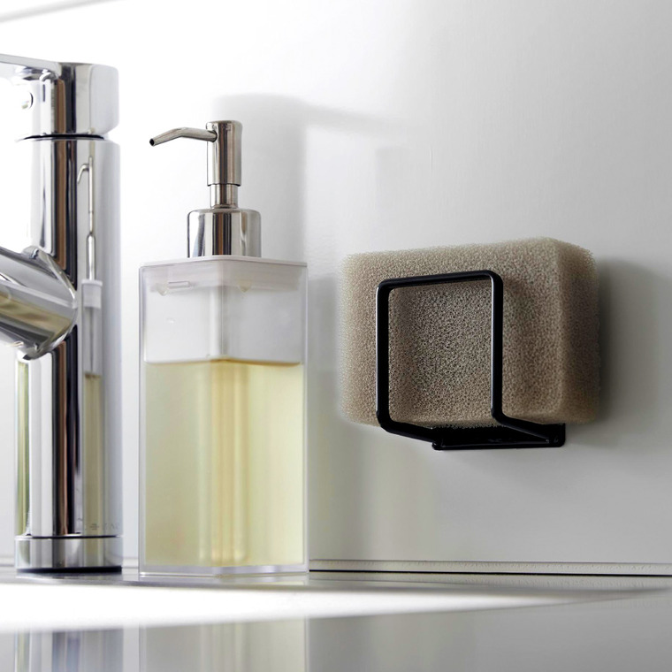 tower マグネットスポンジホルダー タワー 山崎実業 ホワイト ブラック 3070 3071