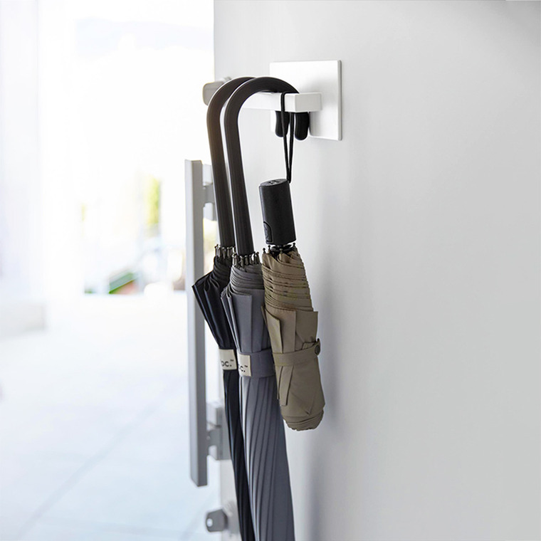 山崎実業 tower マグネットアンブレラハンガー タワー ホワイト/ブラック 3074 3075