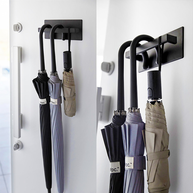 山崎実業 tower マグネットアンブレラハンガー タワー ホワイト/ブラック 3074 3075