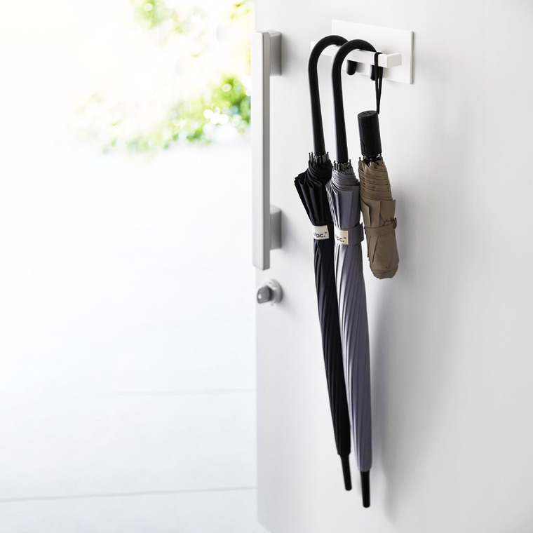 山崎実業 tower マグネットアンブレラハンガー タワー ホワイト/ブラック 3074 3075