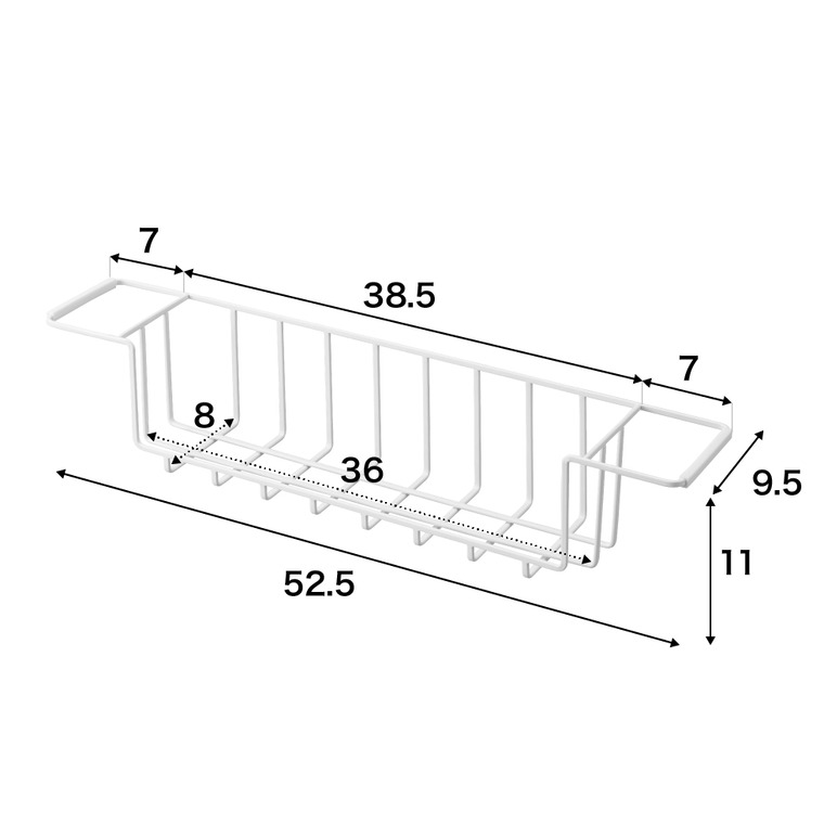 山崎実業 tower シンク中ワイドジャグ&マグボトルスタンド タワー ホワイト/ブラック 3738 3739