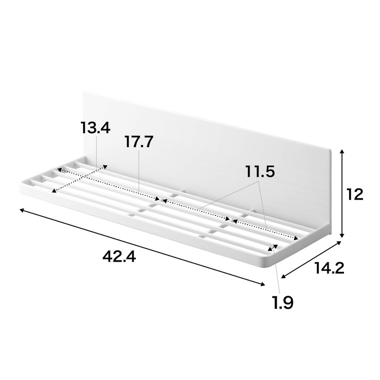 山崎実業 tower マグネット水切りラック タワー ホワイト/ブラック 3781 3782