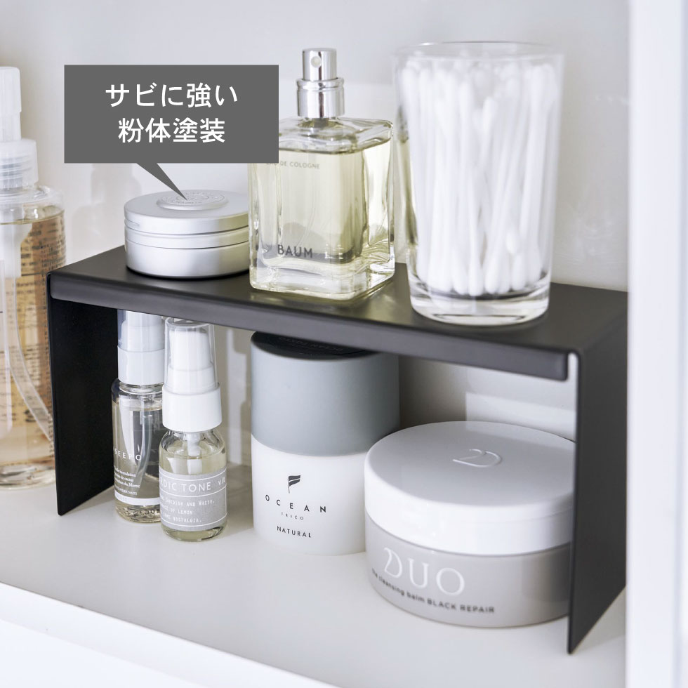 tower 洗面鏡中収納ラック タワー 2個組 山崎実業 ホワイト ブラック 4036 4037