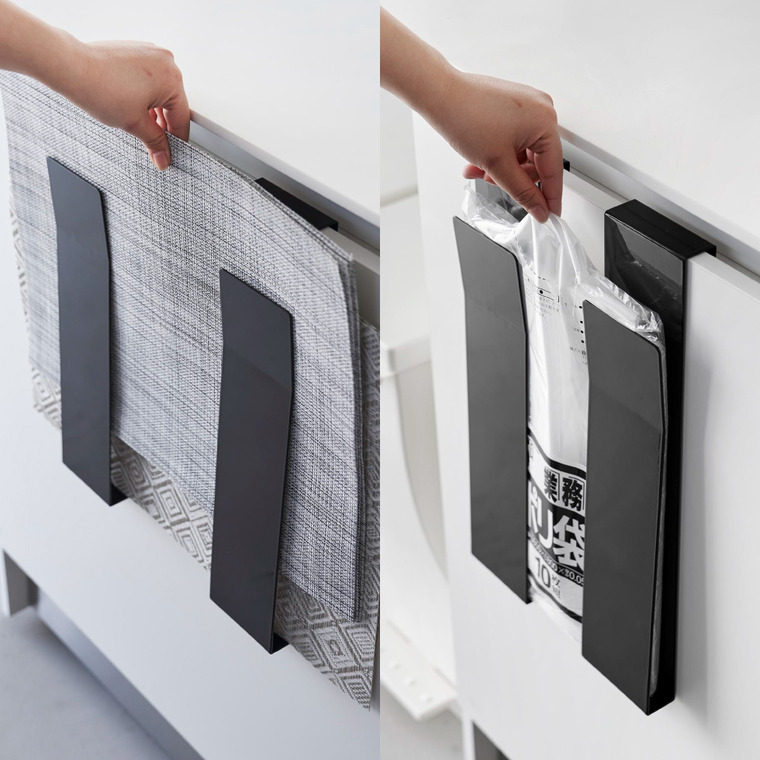 tower 扉に掛けるランチョンマット収納 タワー 山崎実業 ホワイト ブラック 4084 4085