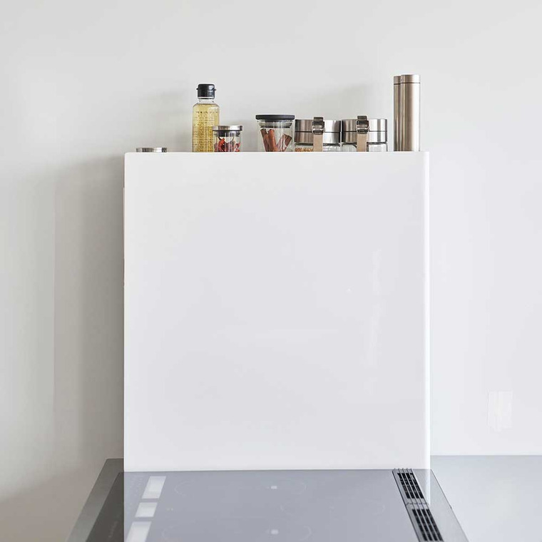 山崎実業 tower 隠せる調味料ラック タワー 2段 ホワイト ブラック 4334 4335 スパイスラック