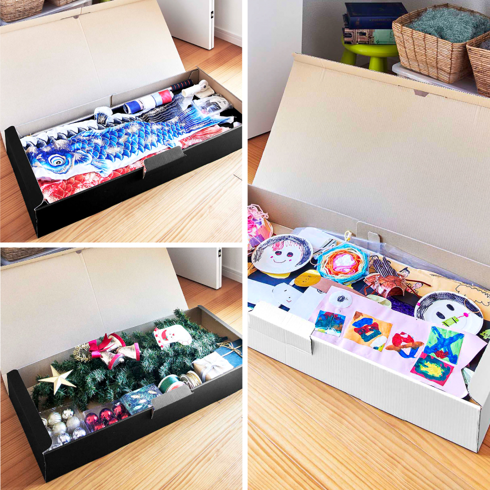 着物収納ボックス タワー 山崎実業 tower ホワイト/ブラック5122 5123