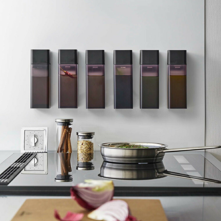 マグネット調味料ボトル タワー 山崎実業 tower ホワイト/ブラック 5718 5719 マグネット