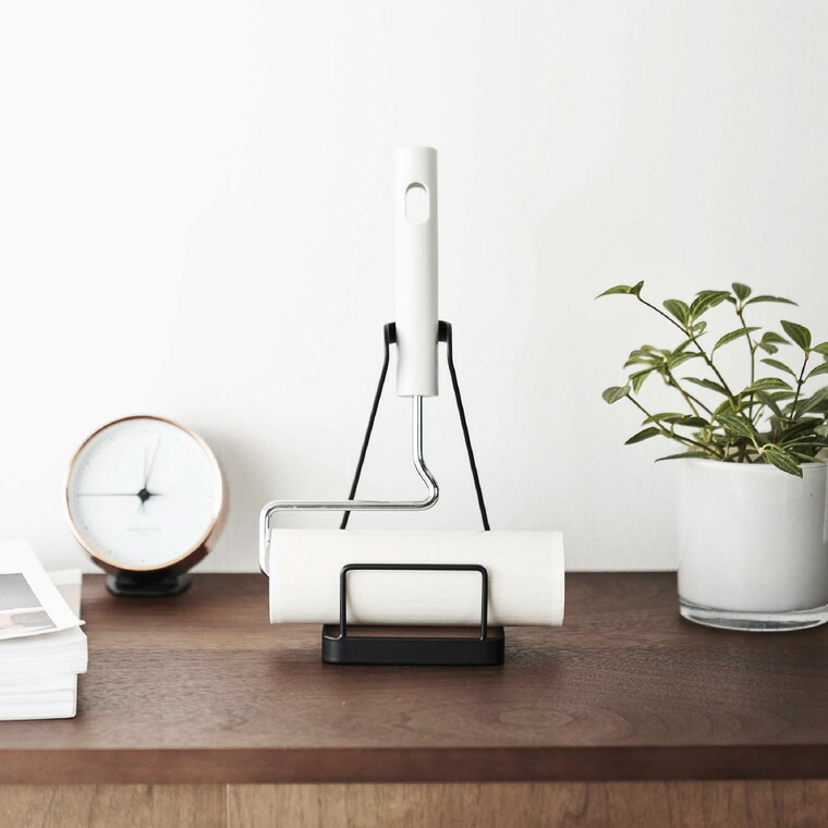 立てかけカーペットクリーナースタンド タワー 山崎実業 tower ホワイト/ブラック 5728 5729 タワーシリーズ