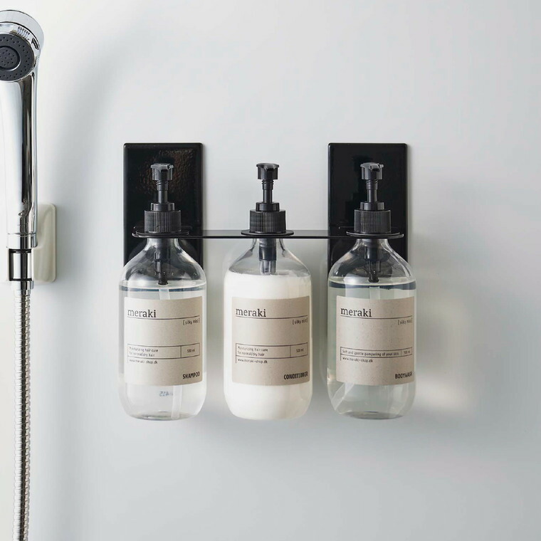 マグネットディスペンサーホルダー タワー ３連 山崎実業 tower ホワイト/ブラック 5730 5731 タワーシリーズ マグネット 磁石