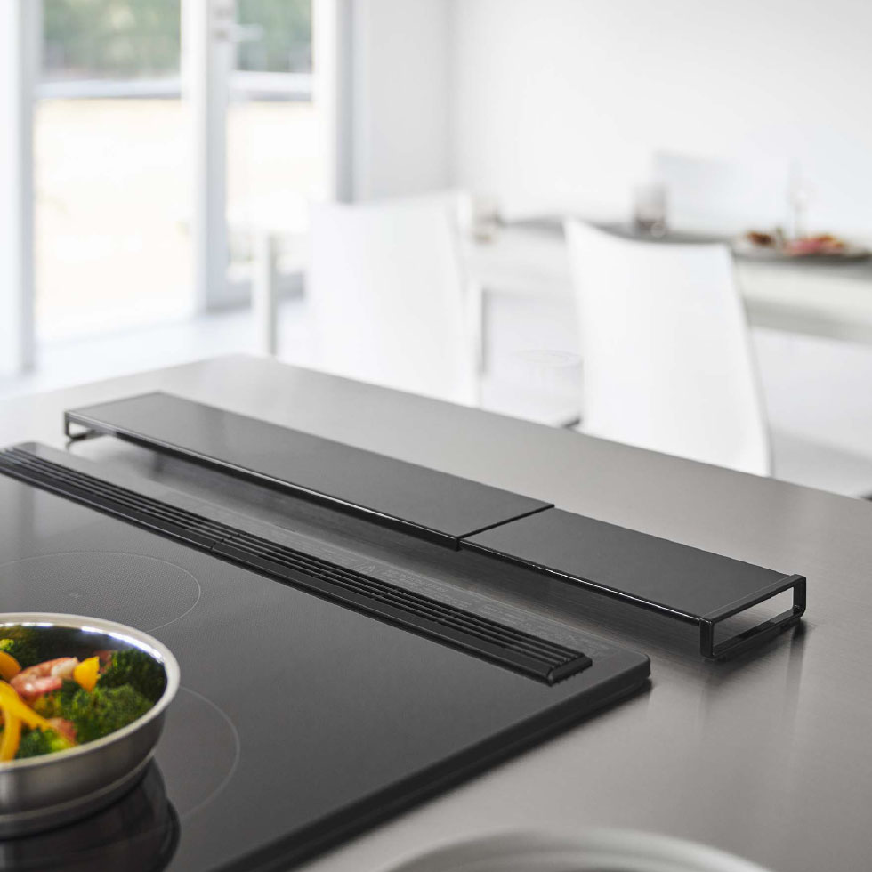 伸縮排気口カバー タワー フラットタイプ 山崎実業 tower ホワイト/ブラック 5732 5733 タワーシリーズ