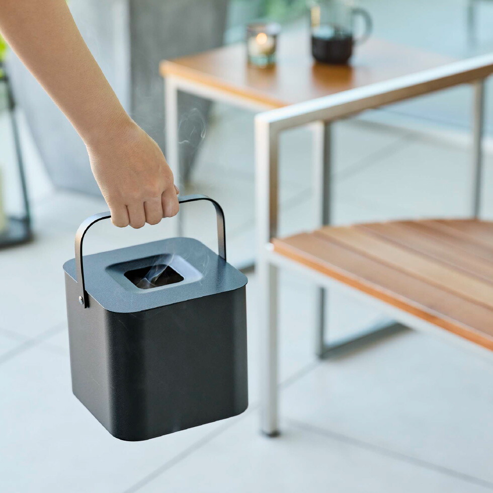 そのまま入れられる蚊取り線香収納ポット タワー 角型 山崎実業 tower ブラック 5752 タワーシリーズ