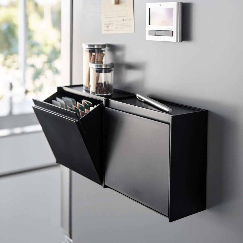 マグネットインスタントスティックホルダー タワー 山崎実業 tower ホワイト/ブラック 5768 5769 マグネット