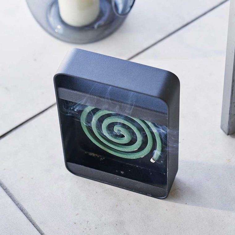 山崎実業 tower ハンドル付き蚊取り線香スタンド タワー ブラック 5849