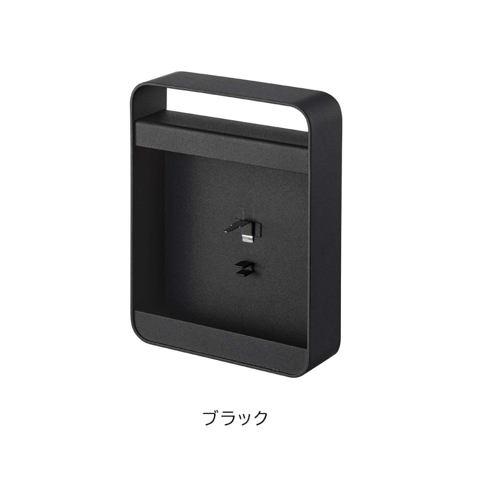 山崎実業 tower ハンドル付き蚊取り線香スタンド タワー ブラック 5849