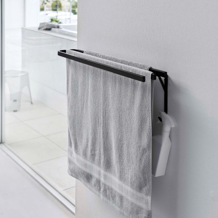 ウォールバスタオルハンガー タワー 山崎実業 tower ホワイト/ブラック 5851 5852 タワーシリーズ