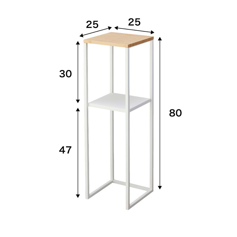 加湿器スタンド タワー 山崎実業 tower ホワイト/ブラック 5983 5984 タワーシリーズ