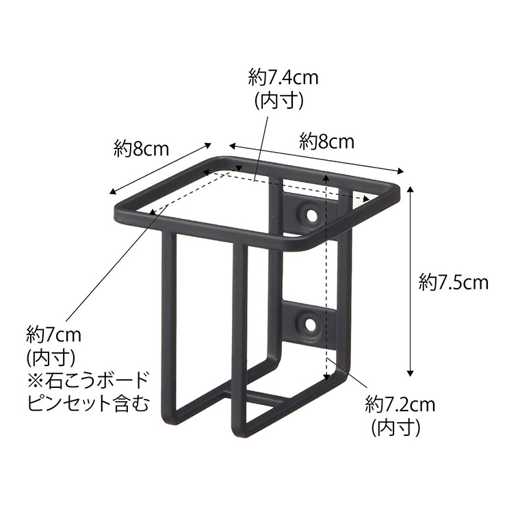 ウォールスプレーボトルホルダー タワー 山崎実業 tower ホワイト/ブラック 6015 6016