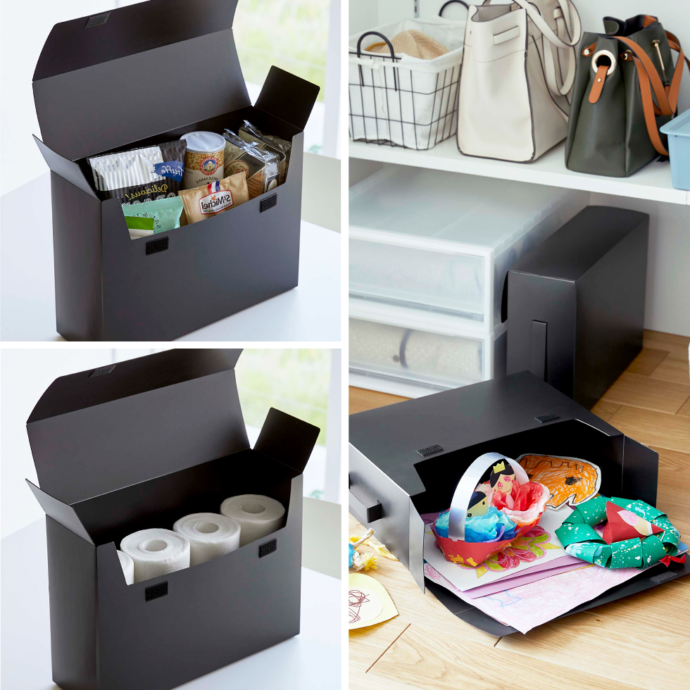 レンジフードフィルター収納ケース タワー ホワイト 山崎実業 tower ホワイト/ブラック 6047 6048