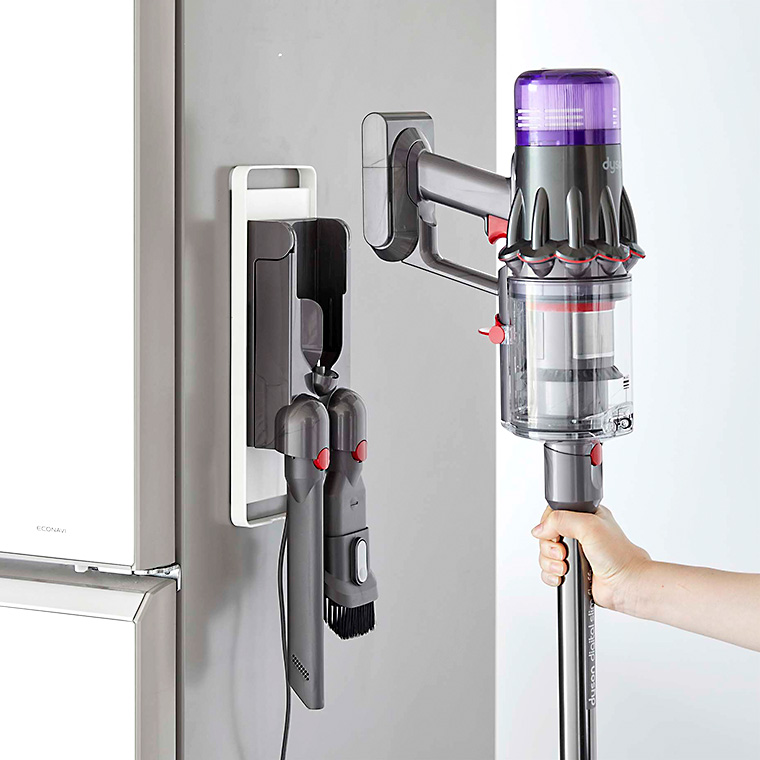 マグネットコードレスクリーナーホルダー タワー 山崎実業 tower ホワイト/ブラック 6150 6151